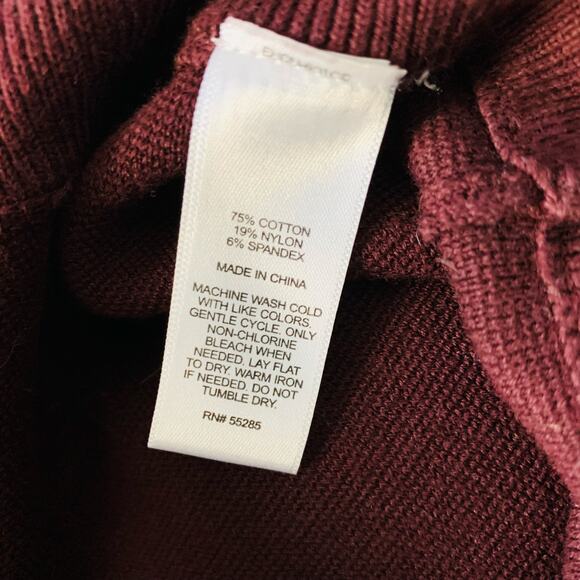 NWT Express Burgundy Knit Skirt Size Small - Picture 5 of 5